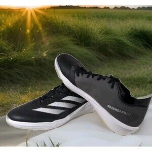 adidas Adizero Impact BSB Metal Baseball Cleats Men's Size 16 Black/Gray (ID0969